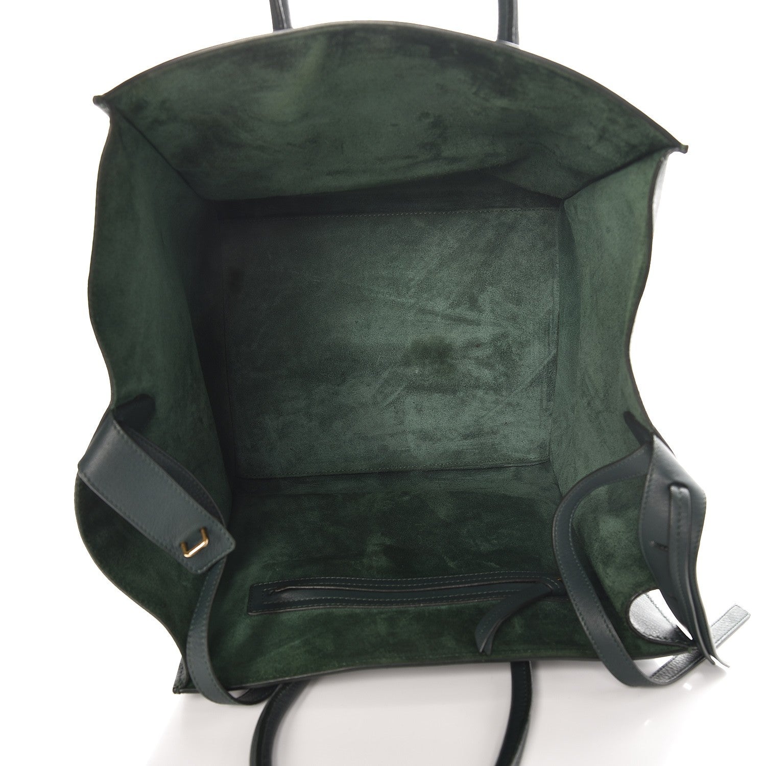 Celine Supple Calfskin Medium Phantom Luggage Bottle Green 5 of 12