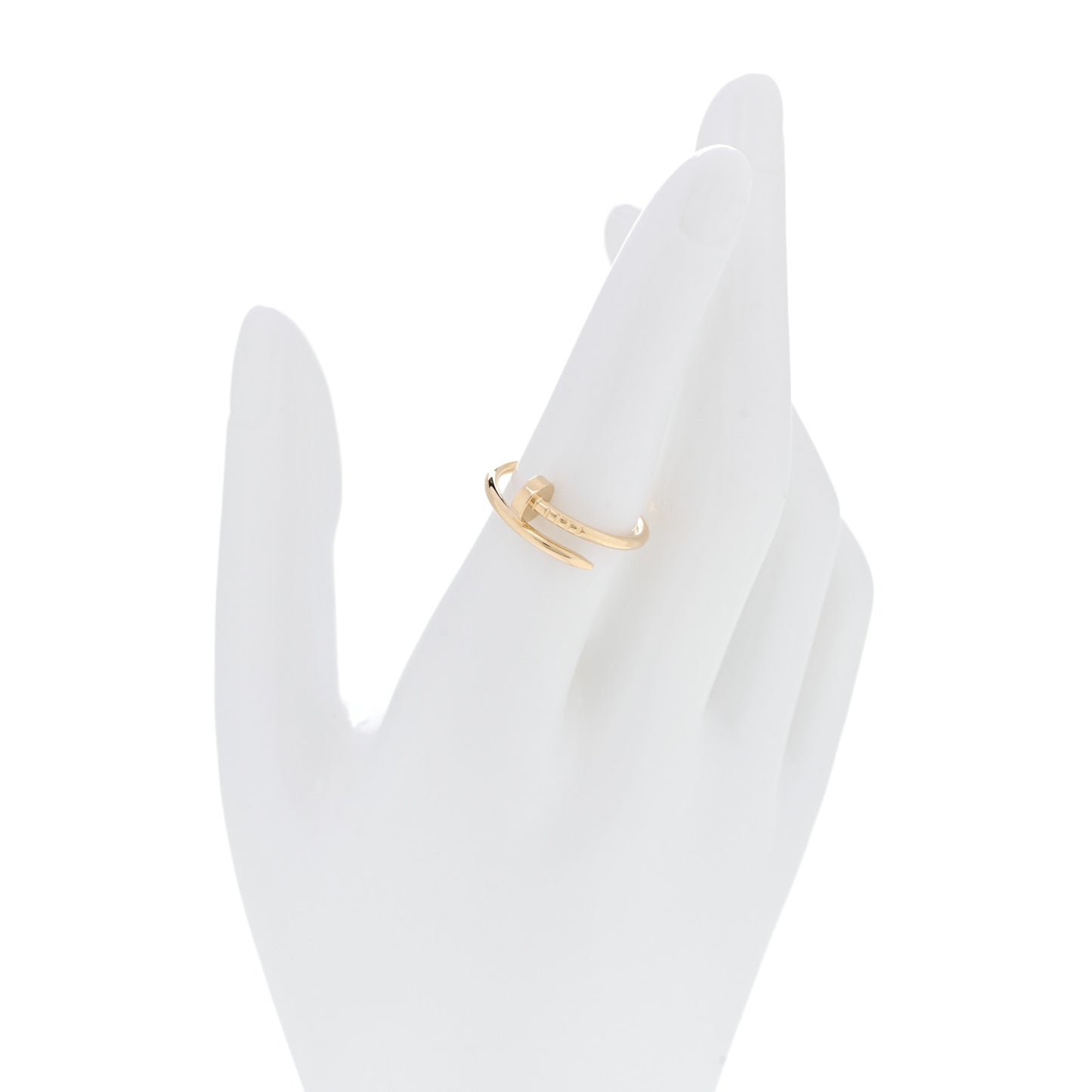 18K Yellow Gold Small Juste Un Clou Ring 53 6.5