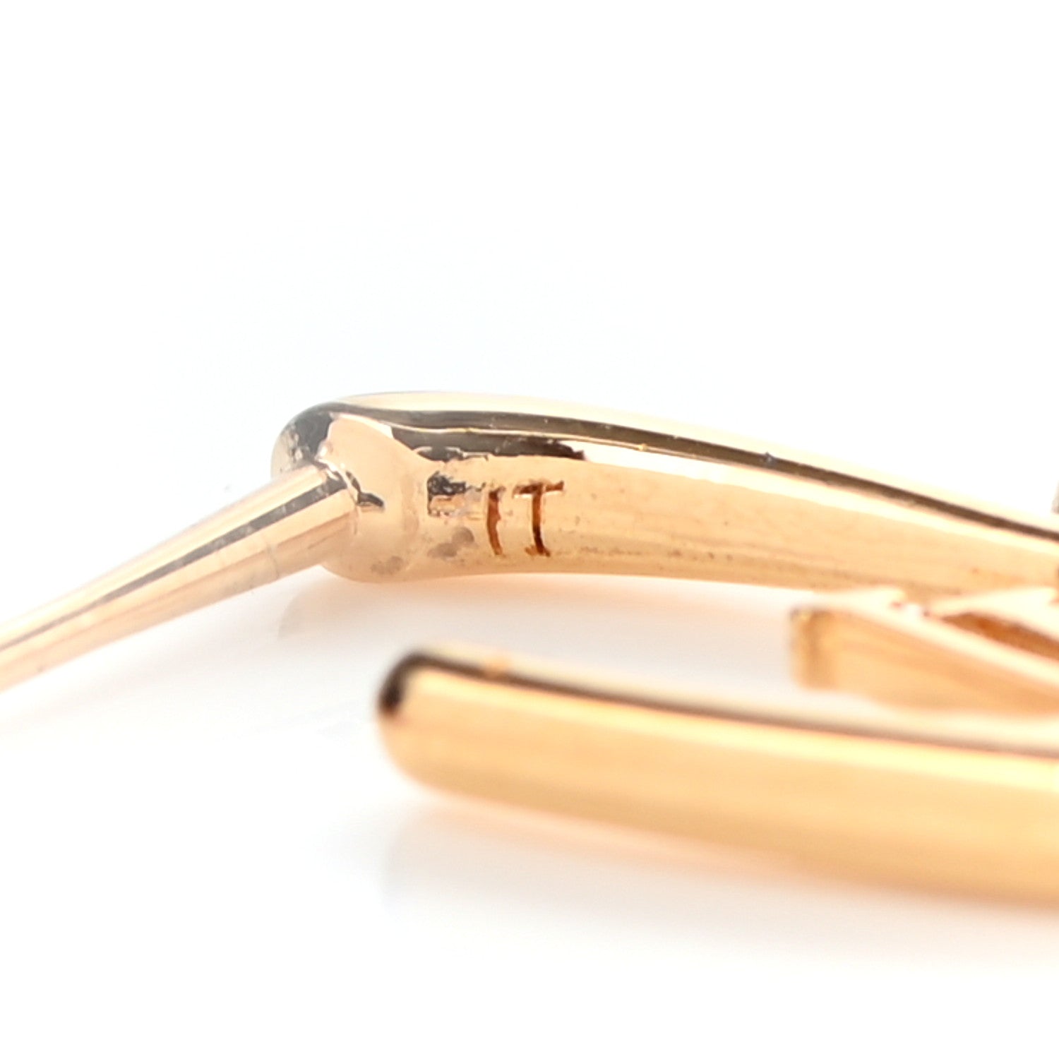 Louis Vuitton Fall In Love Heart Earrings PM Gold 5 of 7