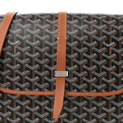 Goyard Goyardine Belvedere II MM Messenger Bag Black Gold 7 of 9