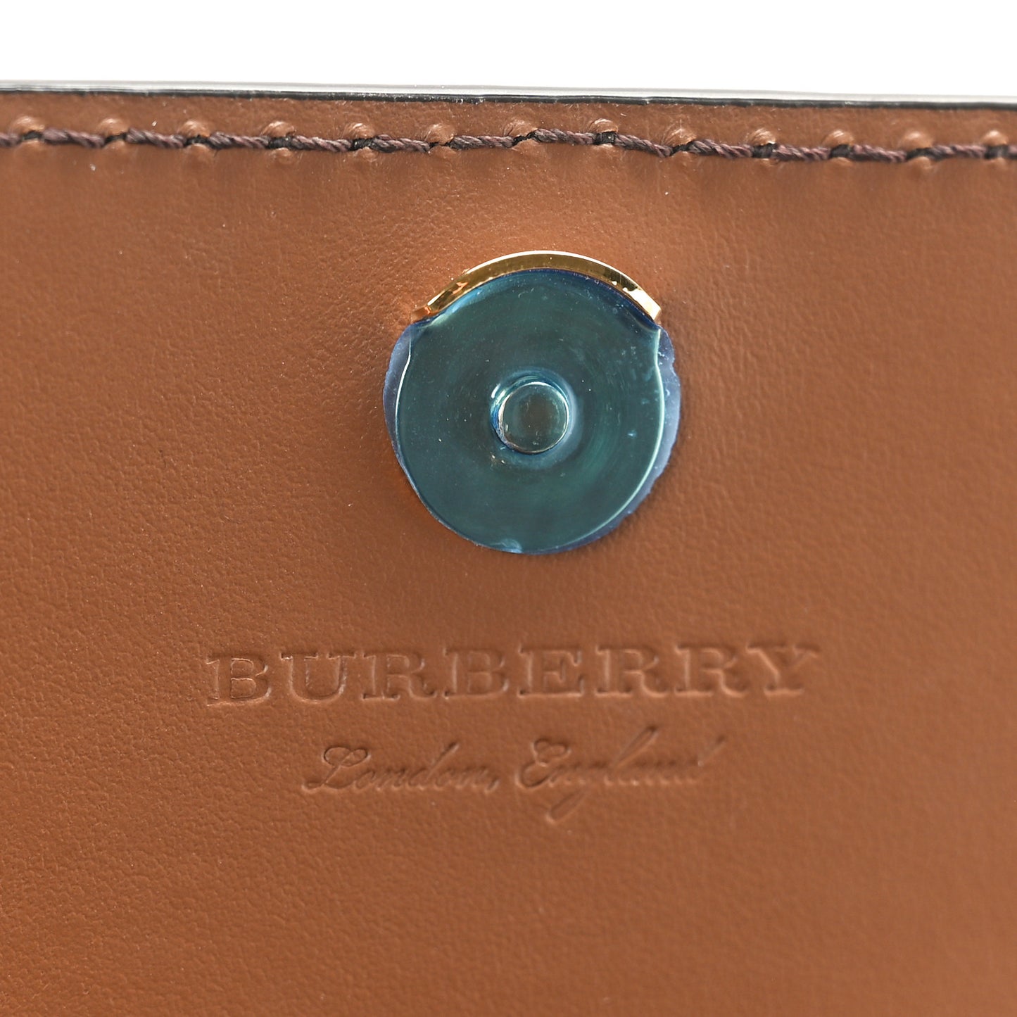 Derby Calfskin House Check Hampshire Crossbody Tan