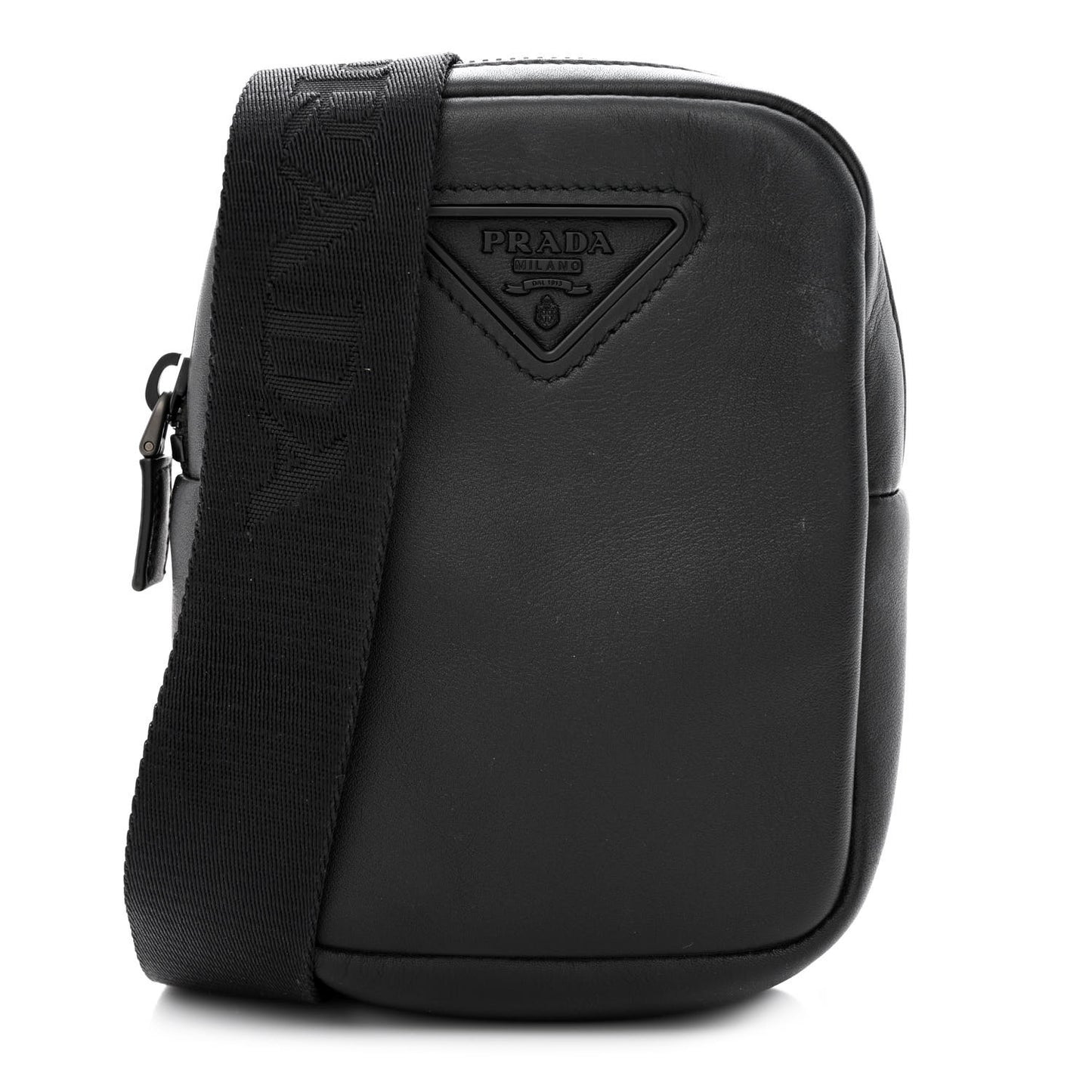 Tessuto Nappa Phone Case Crossbody Black