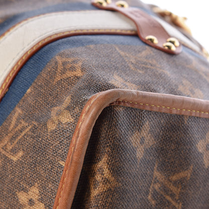 Louis Vuitton Monogram Rayures Tisse Sac GM Blue 17 of 30