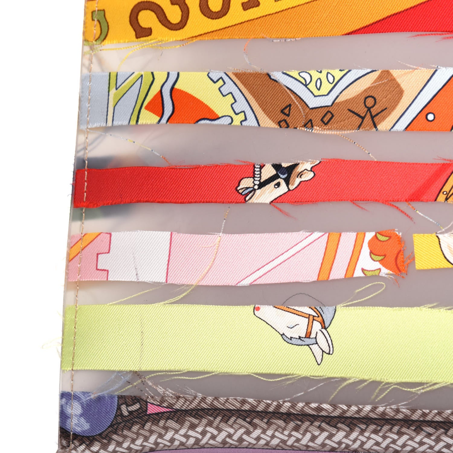 Hermes Rubber Silk Louvre Musuem Tote Multicolor 13 of 20