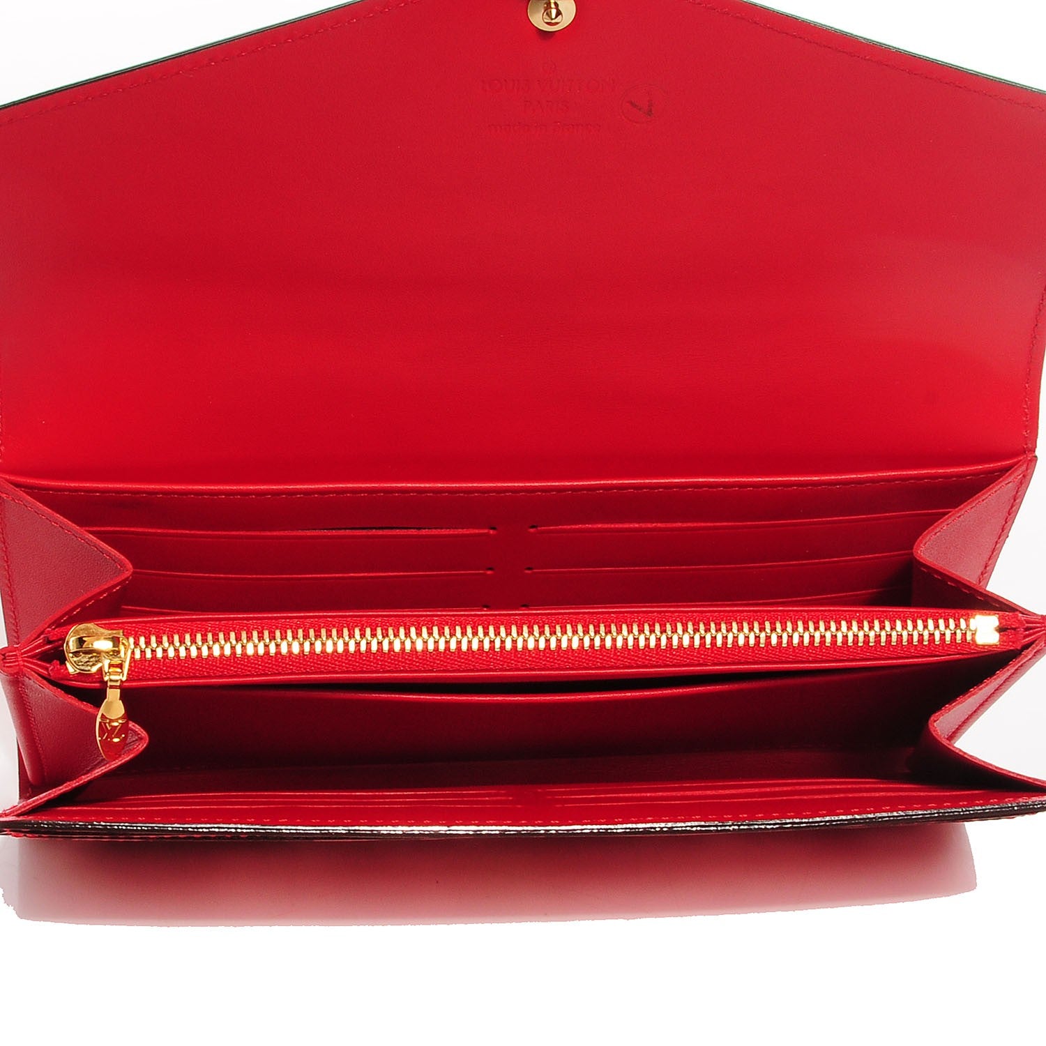 Louis Vuitton Patent Sweet Monogram Sarah Wallet Pomme D'Amour 6 of 7