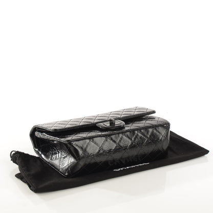 Chanel Glazed Calfskin Quilted 2.55 Reissue 225 Flap Black 4 of 8