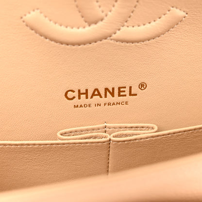 Chanel Caviar Quilted Medium Double Flap Beige 6 of 11