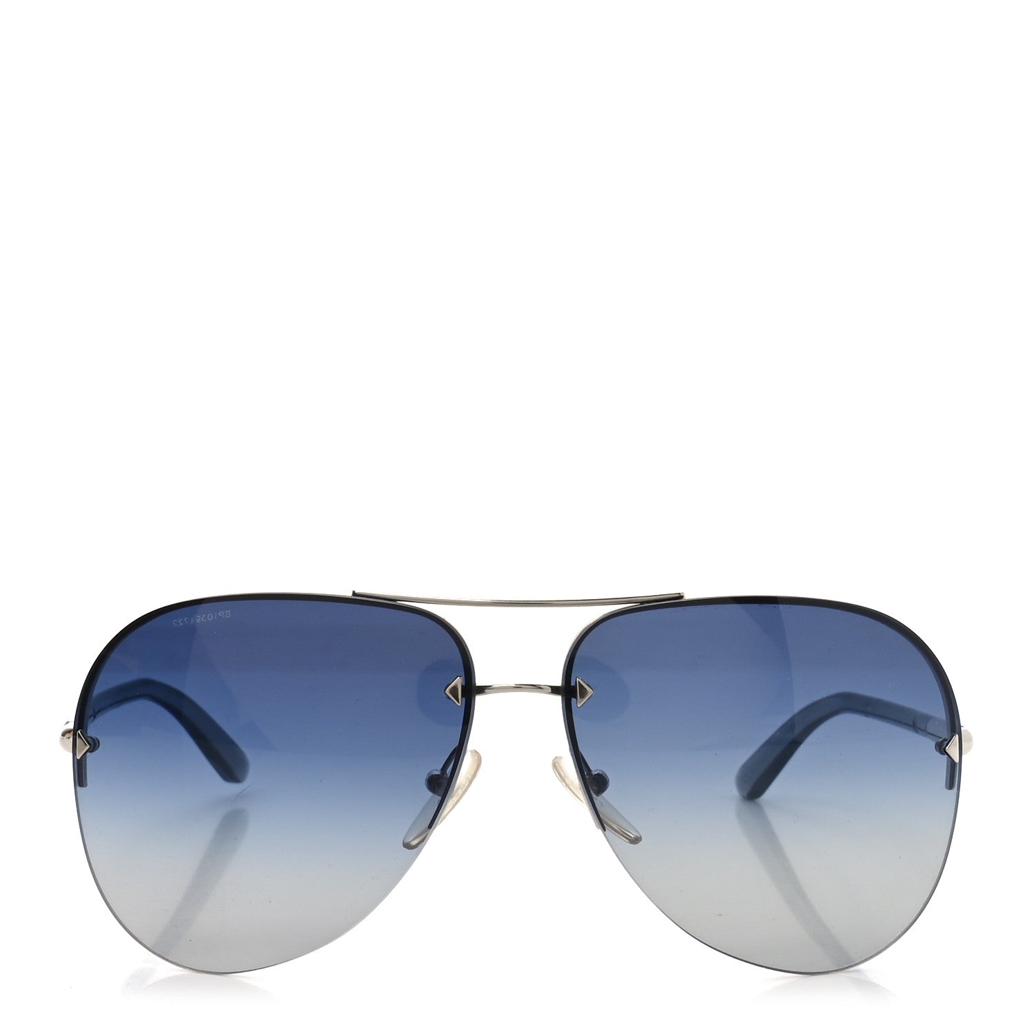 Prada Metal Aviator Sunglasses SPR530 Blue 2 of 7