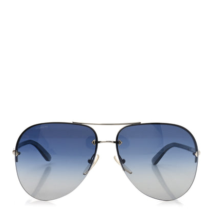Prada Metal Aviator Sunglasses SPR530 Blue 2 of 7