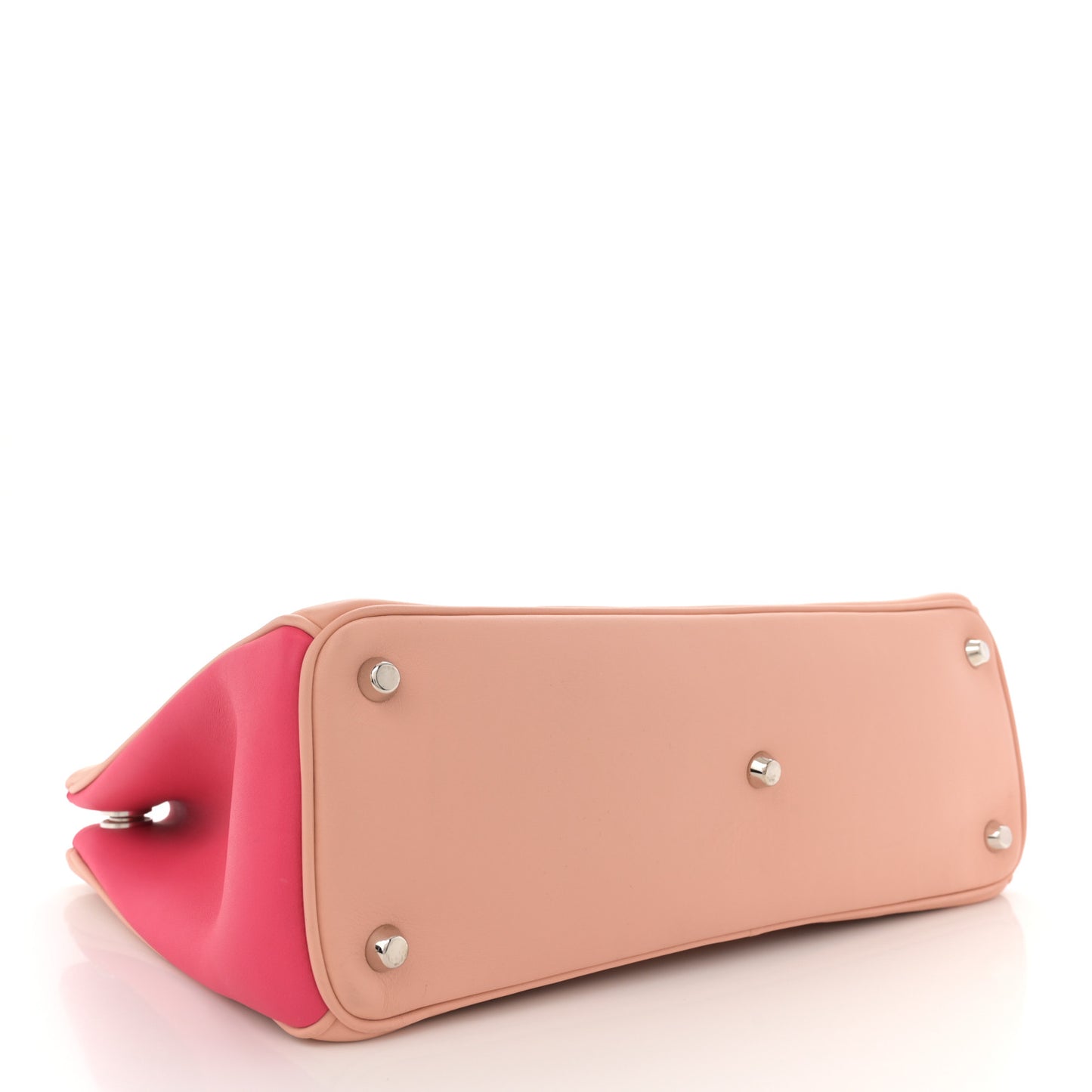 Smooth Calfskin Medium Tri-Color Diorissimo Tote Pink Fuchsia Orange
