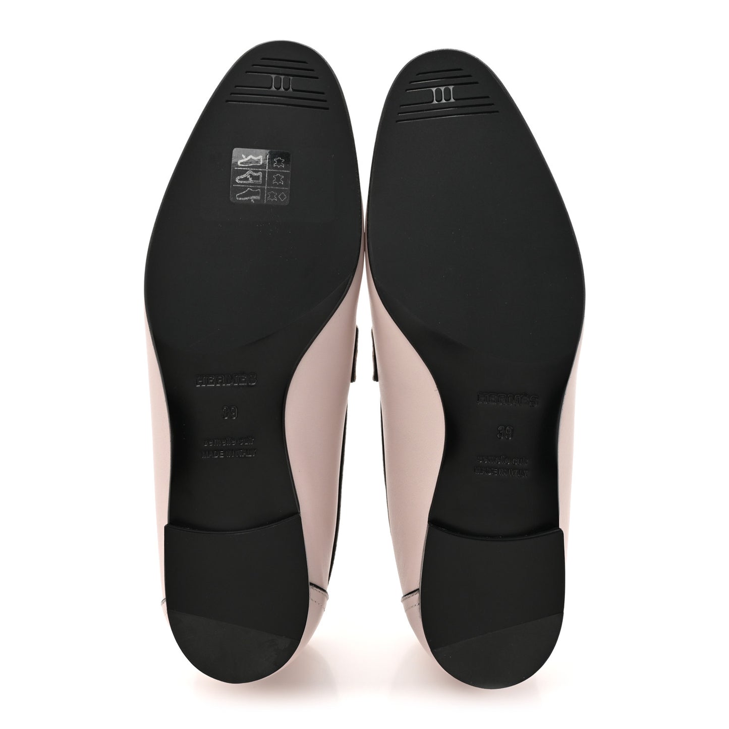 Calfskin Womens Paris Loafers 39 Rose Petale