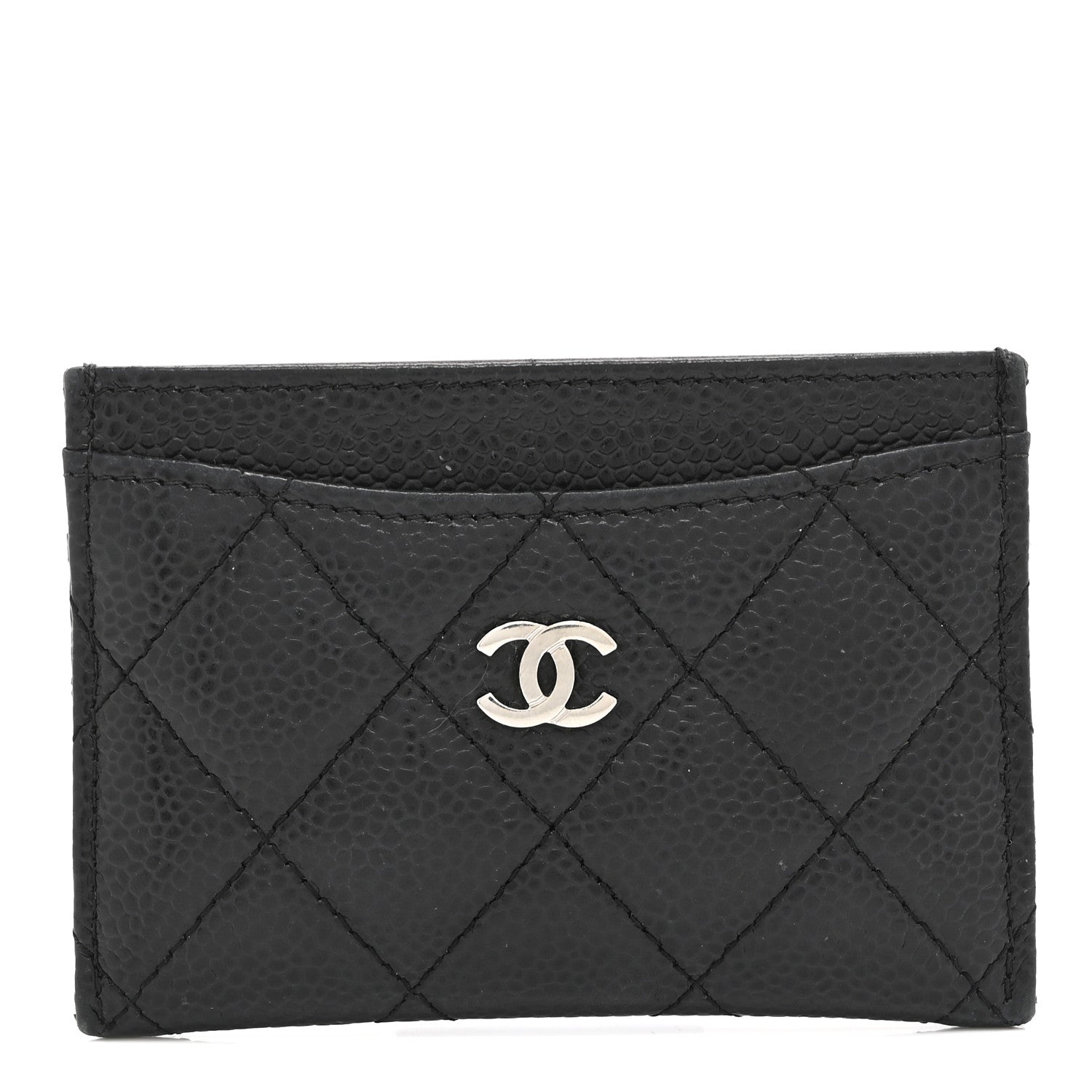 Chanel Caviar Quilted Card Holder Black 1 of 9
