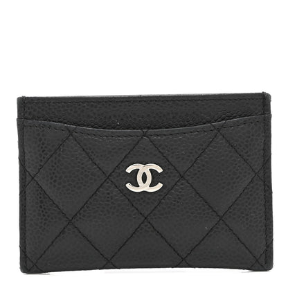 Chanel Caviar Quilted Card Holder Black 1 of 9