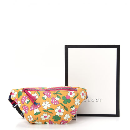 Gucci Supreme Childrens Mushroom Print Belt Bag Yellow 10 of 10