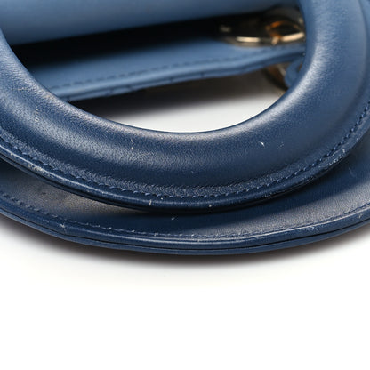 Christian Dior Lambskin Cannage Gradient Small My ABCDior Lady Dior Indigo Blue 15 of 15