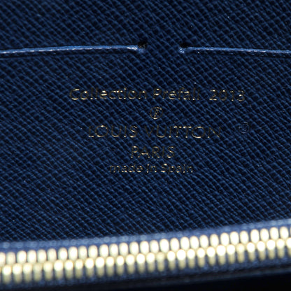 Louis Vuitton Damier Paillettes Zippy Wallet Blue 7 of 9