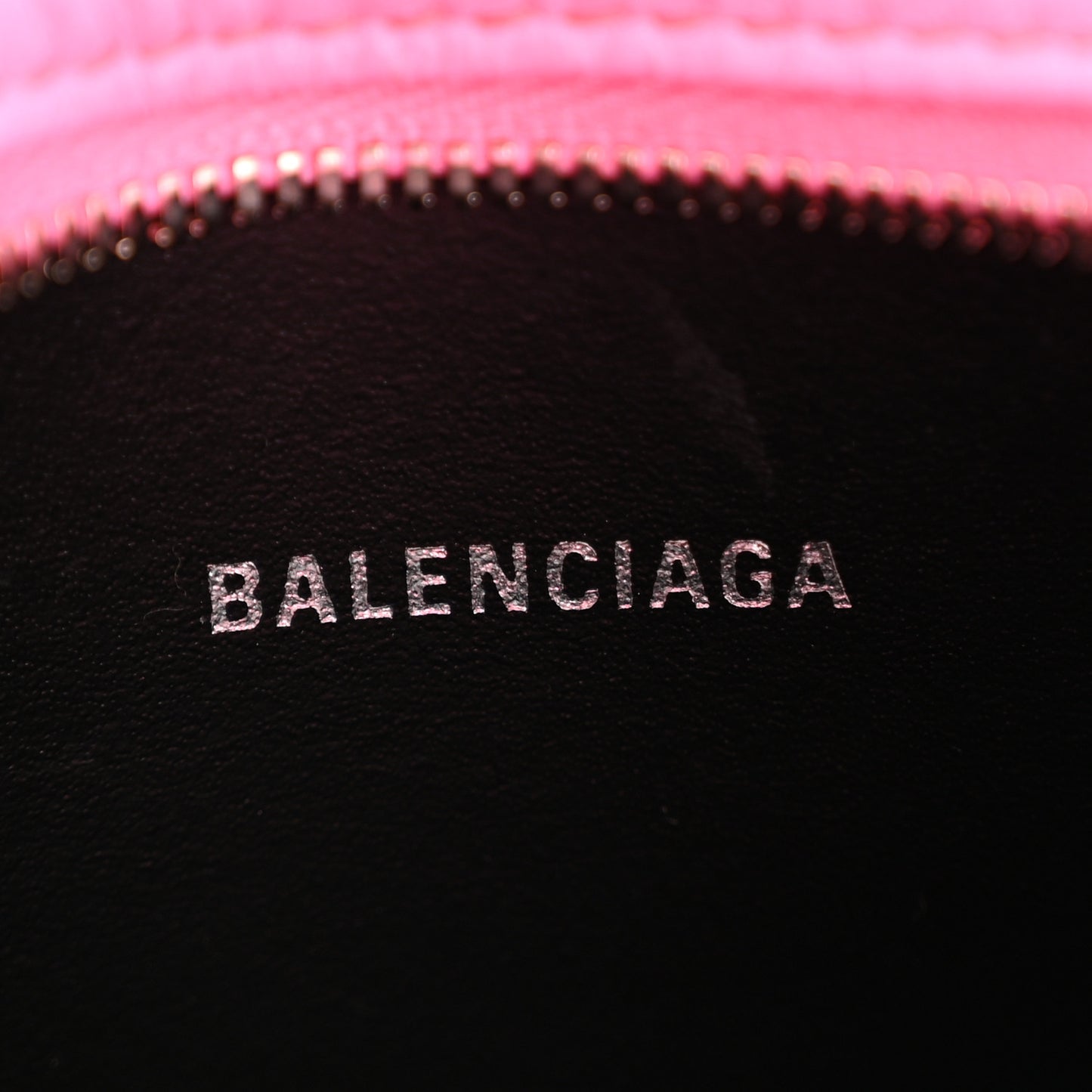 Calfskin Kittens Logo XS Everyday Camera Bag Acid Pink