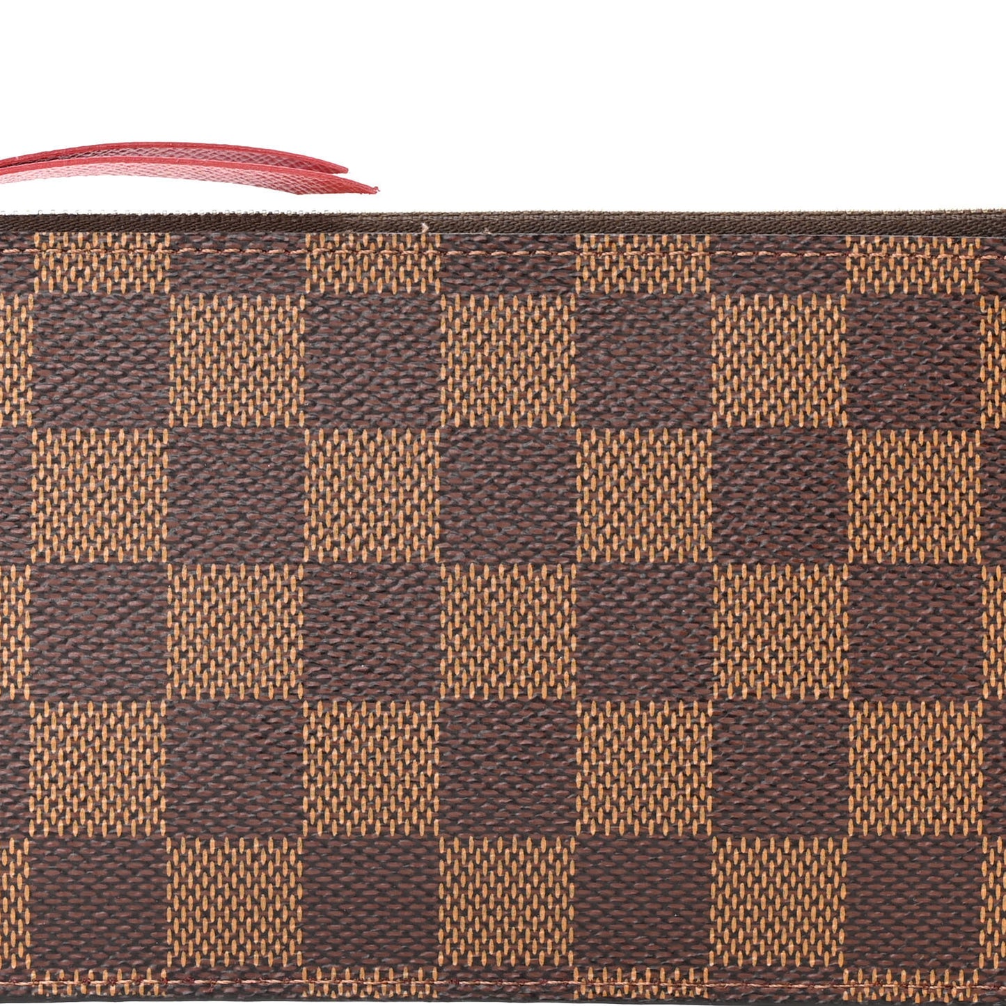 Damier Ebene Felicie Chain Wallet Zippered Insert