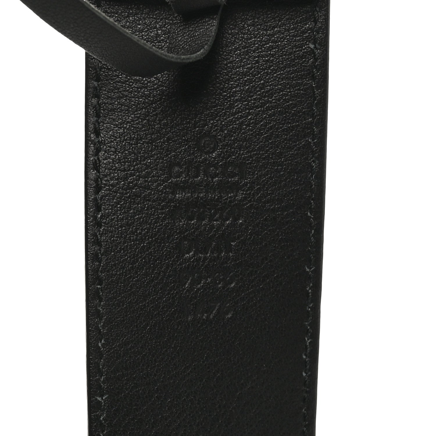 Gucci Moon Calfskin Pearl Double G 40mm Belt 90 36 Black Cream 8 of 12