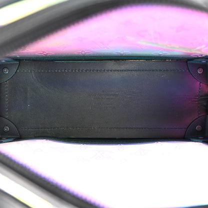 Louis Vuitton Calfskin PVC Monogram Solar Ray Soft Trunk Iridescent Prism Black 5 of 12