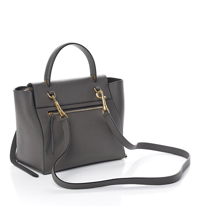 Celine Baby Grained Calfskin Micro Belt Bag Grey 2 of 8