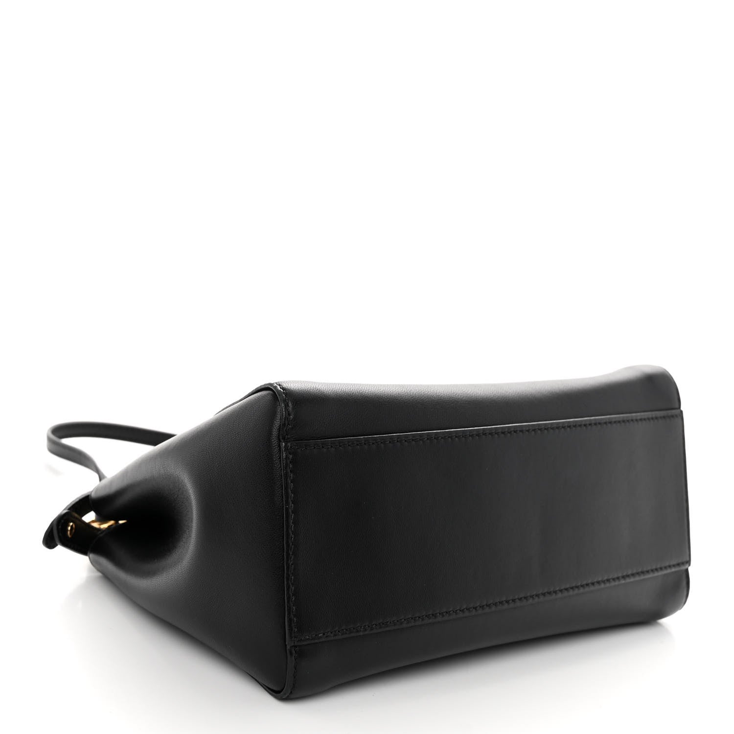 Fendi Nappa Mini Peekaboo Iconic Satchel Black 4 of 10