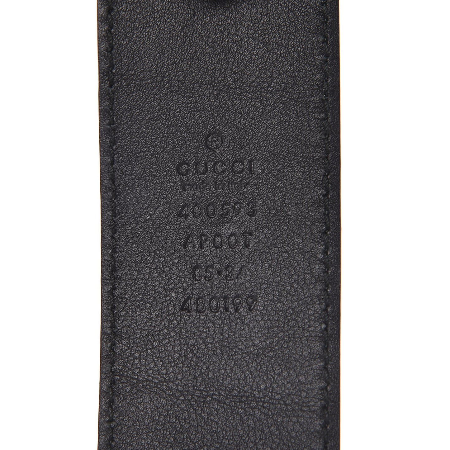 Calfskin Double G 40mm Belt 85 34 Black