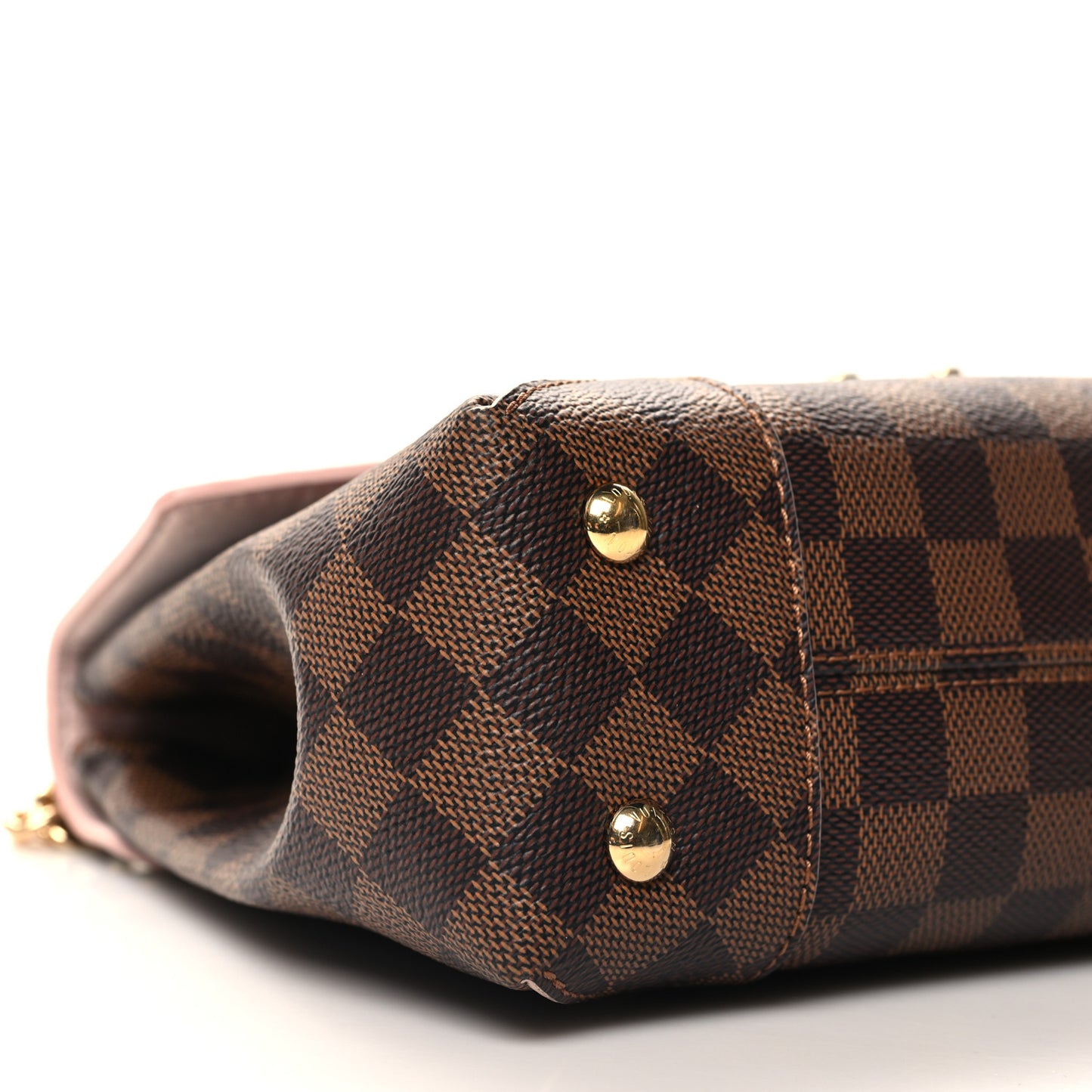 Damier Ebene Caissa Clutch Rose Ballerine