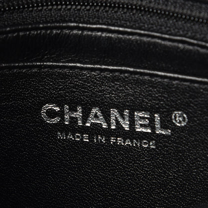 Chanel Lambskin Chevron Quilted Mini Rectangular Flap So Black 6 of 8
