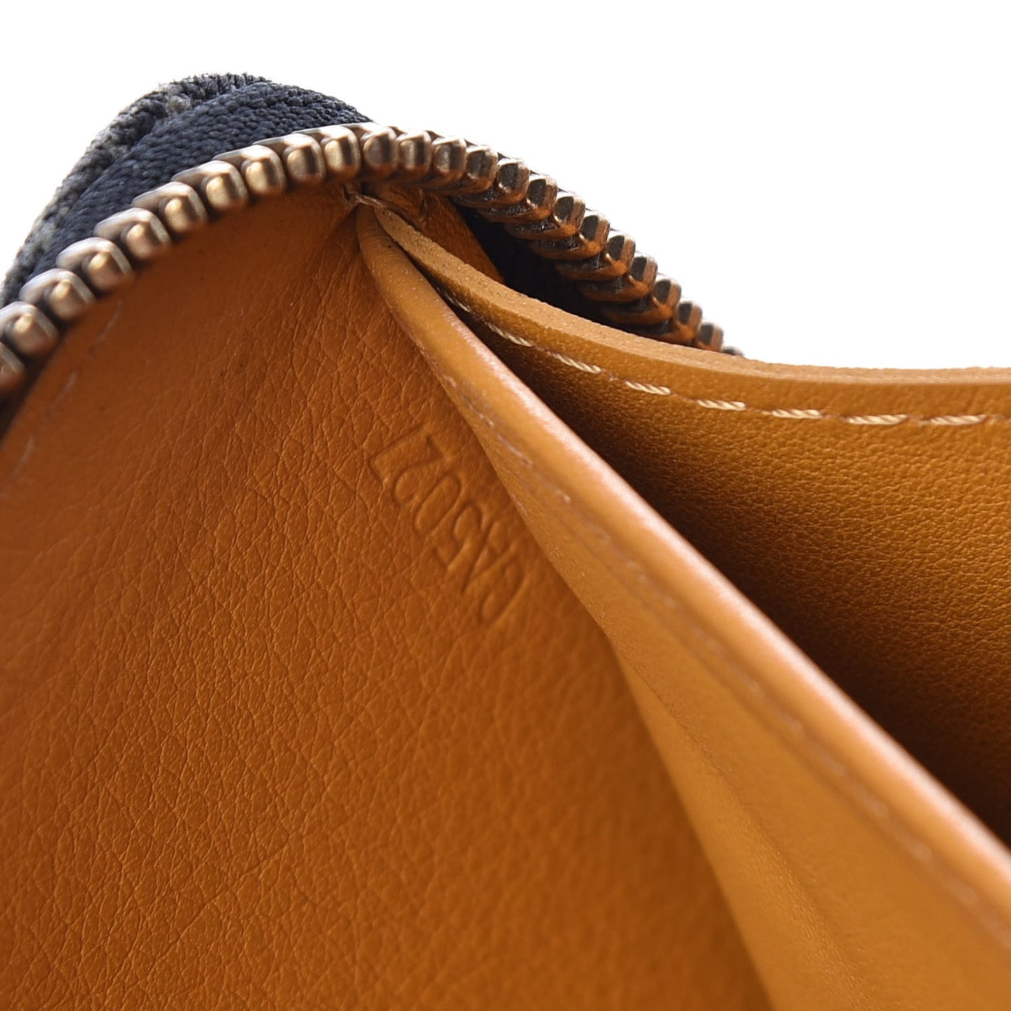 Denim Zippy Wallet Black