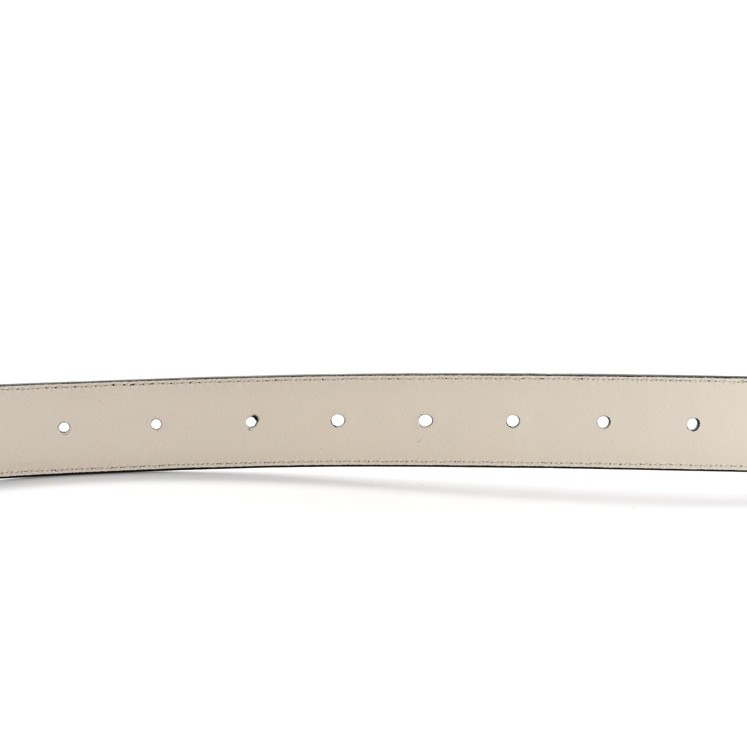 Gucci Calfskin Interlocking G Reversible Belt 90 36 Ivory 3 of 10