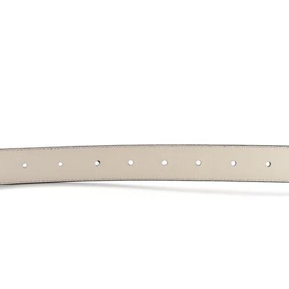 Gucci Calfskin Interlocking G Reversible Belt 90 36 Ivory 3 of 10