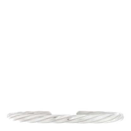 David Yurman Sterling Silver 6mm DY Helios Cuff Bracelet 1 of 3