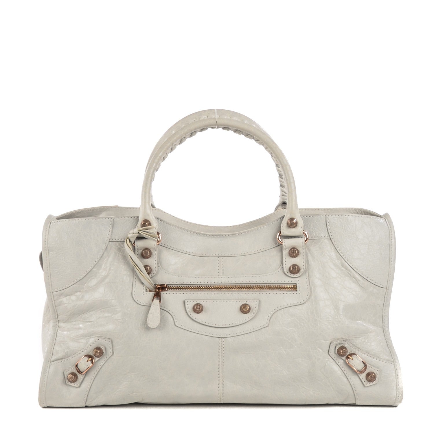 Balenciaga Agneau Giant 12 Rose Gold Hardware Part Time Gris Ciment 1 of 13