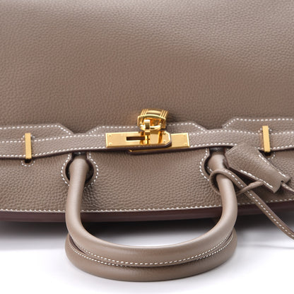 Hermes Togo Birkin 30 Etoupe 23 of 38