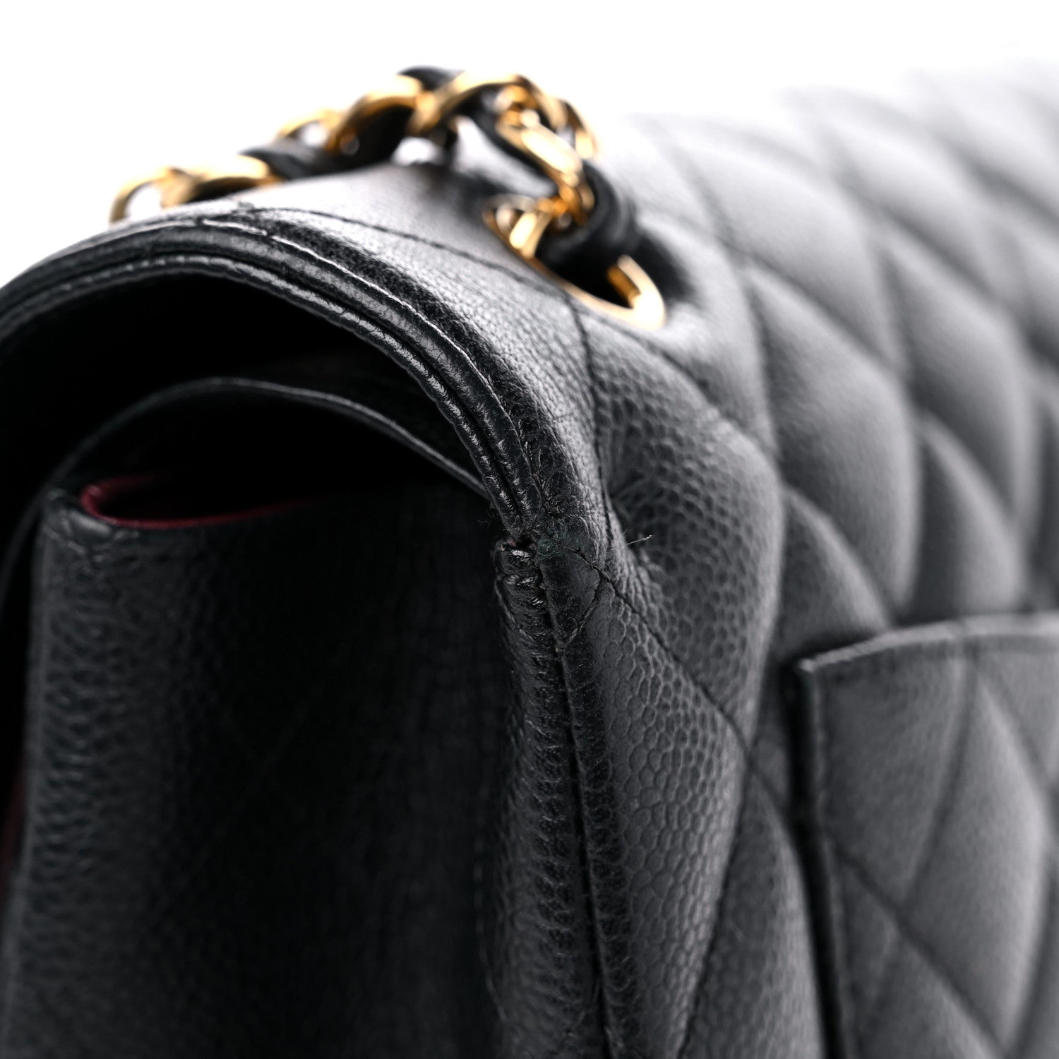 Chanel Caviar Quilted Maxi Double Flap Black 15 of 18