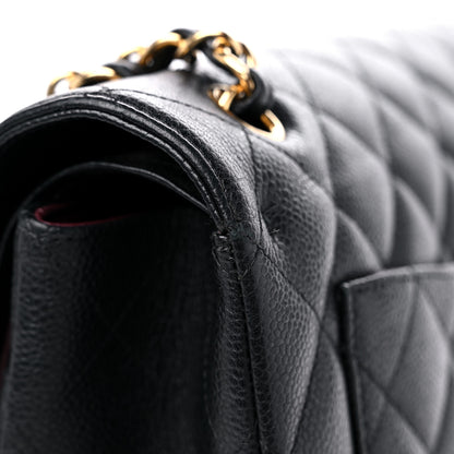 Chanel Caviar Quilted Maxi Double Flap Black 15 of 18