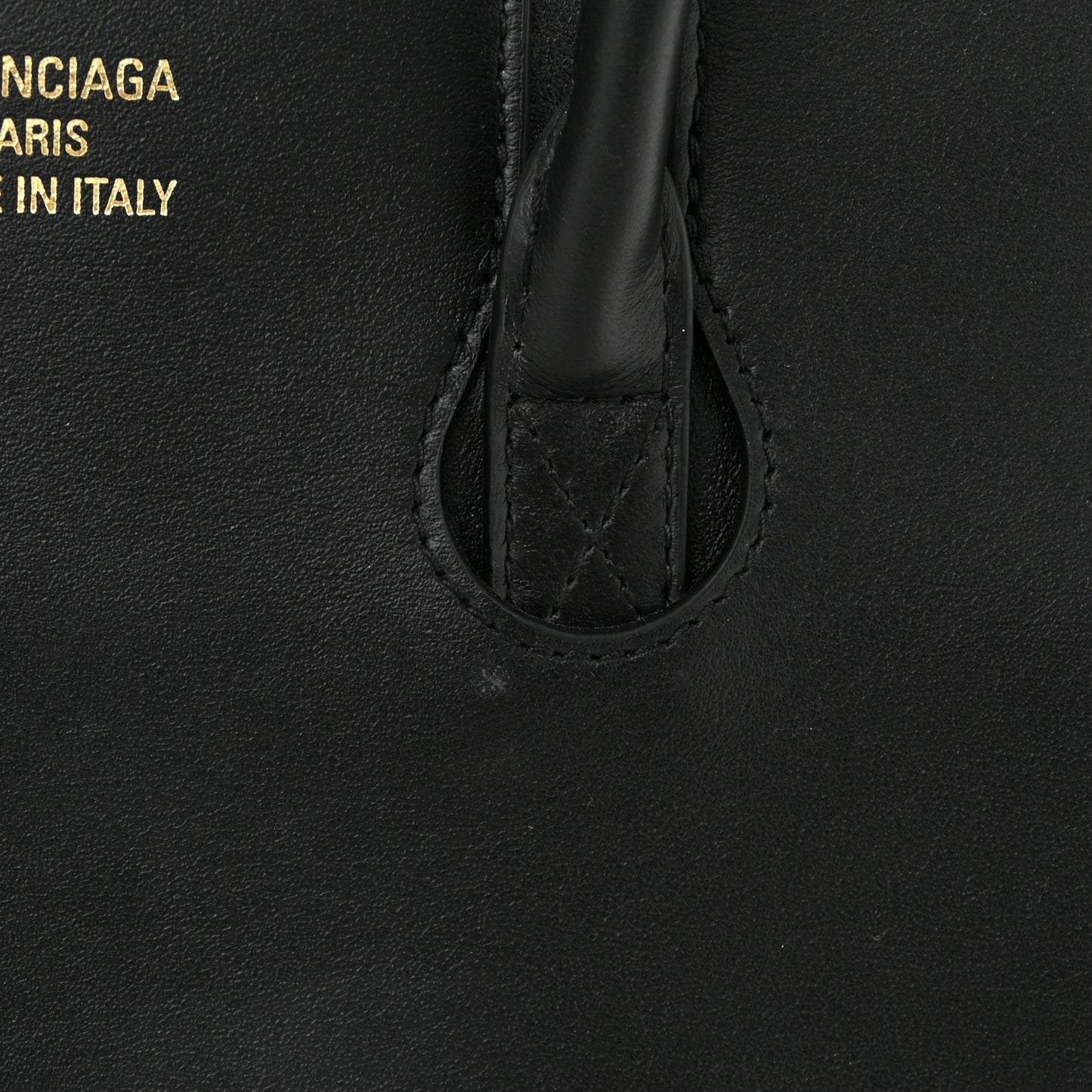 Smooth Calfskin Small Bel Air Carry All Bag Black