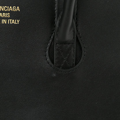 Balenciaga Smooth Calfskin Small Bel Air Carry All Bag Black 10 of 10