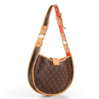 Louis Vuitton Monogram Perforated Demi-Lune Orange 3 of 7