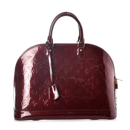 Louis Vuitton Vernis Alma GM Rouge Fauviste 1 of 15
