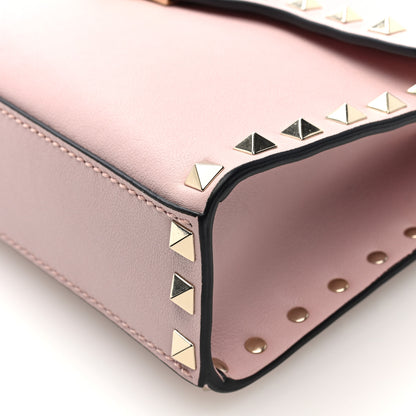 Valentino Garavani Vitello Medium Rockstud Flip Lock Crossbody Bag Rose Quartz 9 of 9
