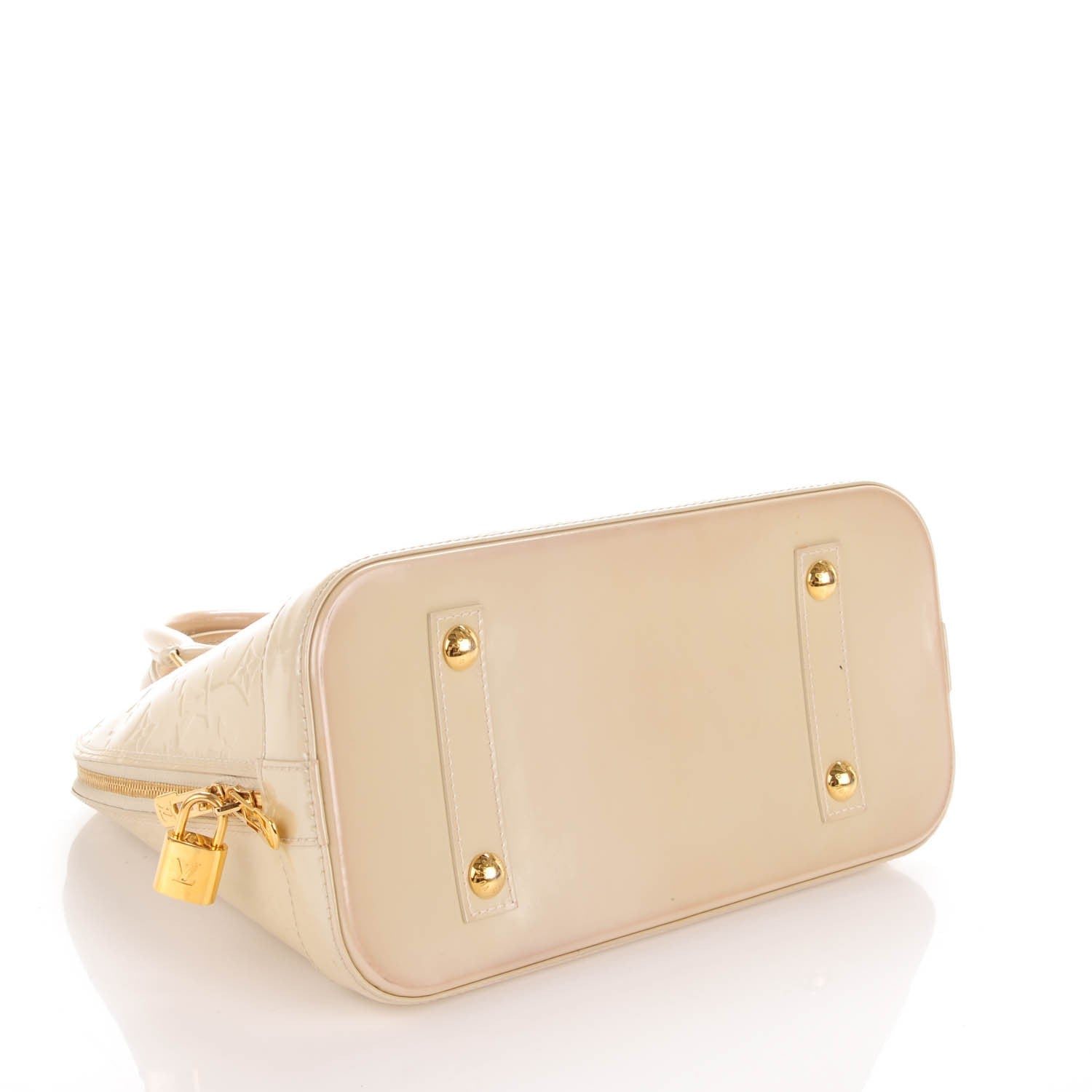Louis Vuitton Vernis Alma PM Blanc Corail 4 of 10