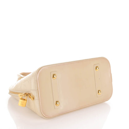 Louis Vuitton Vernis Alma PM Blanc Corail 4 of 10
