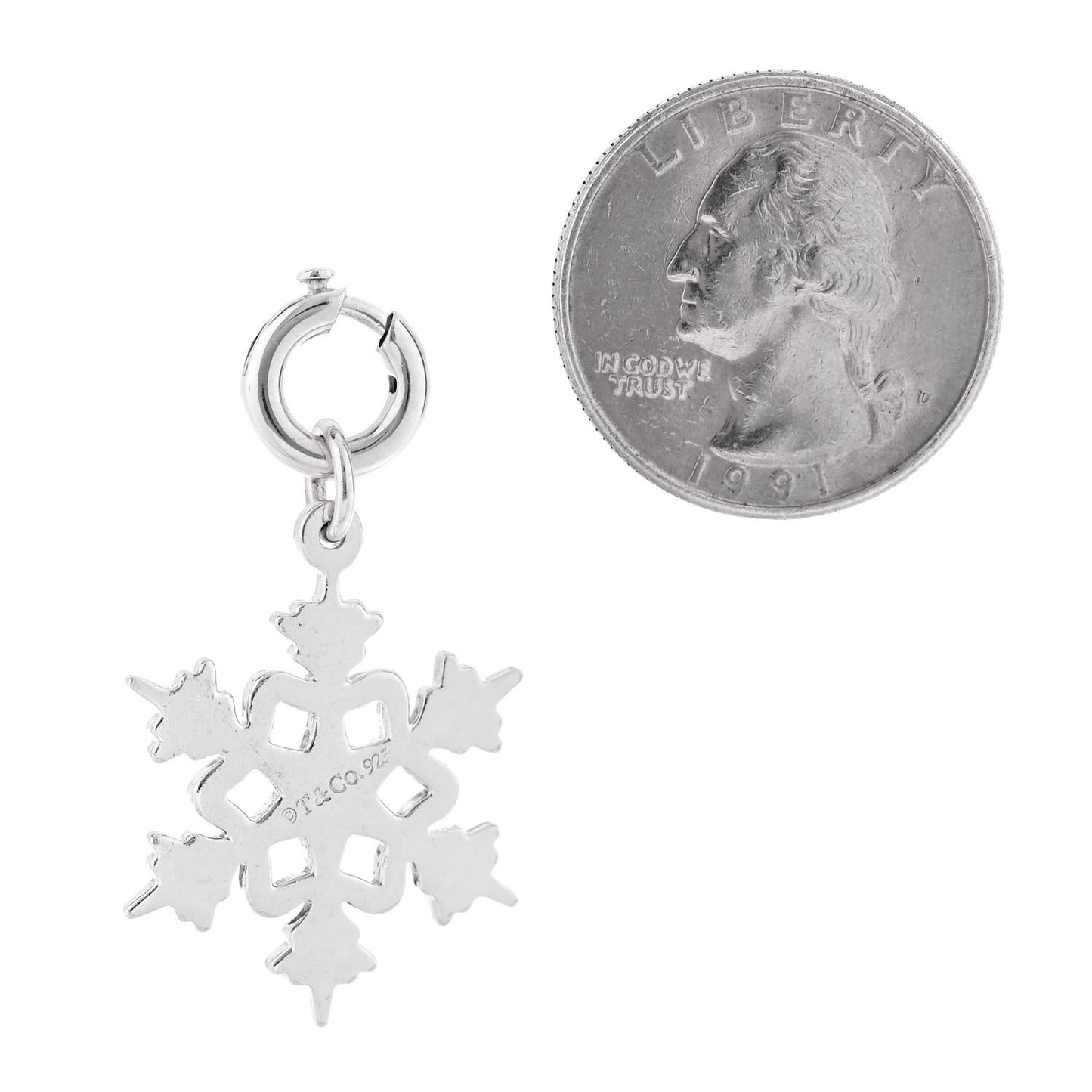Sterling Silver Snowflake Charm