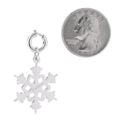 Tiffany Sterling Silver Snowflake Charm 2 of 3