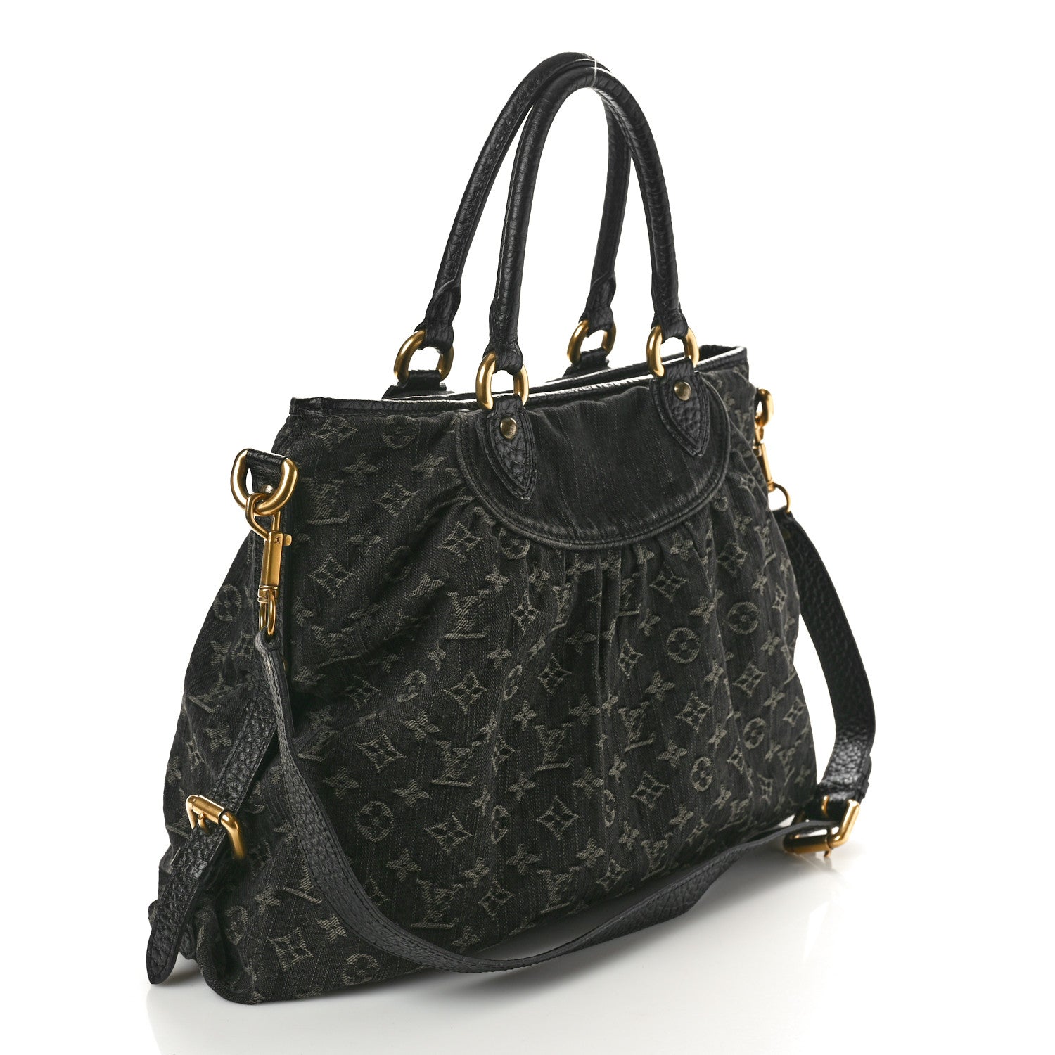 Louis Vuitton Denim Neo Cabby GM Black 3 of 9