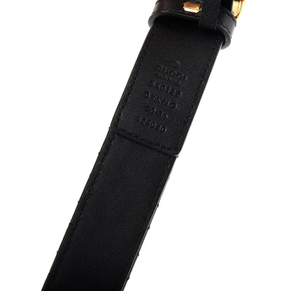 Gucci Calfskin Trapuntata Zumi 30mm Belt 90 36 Black 5 of 5