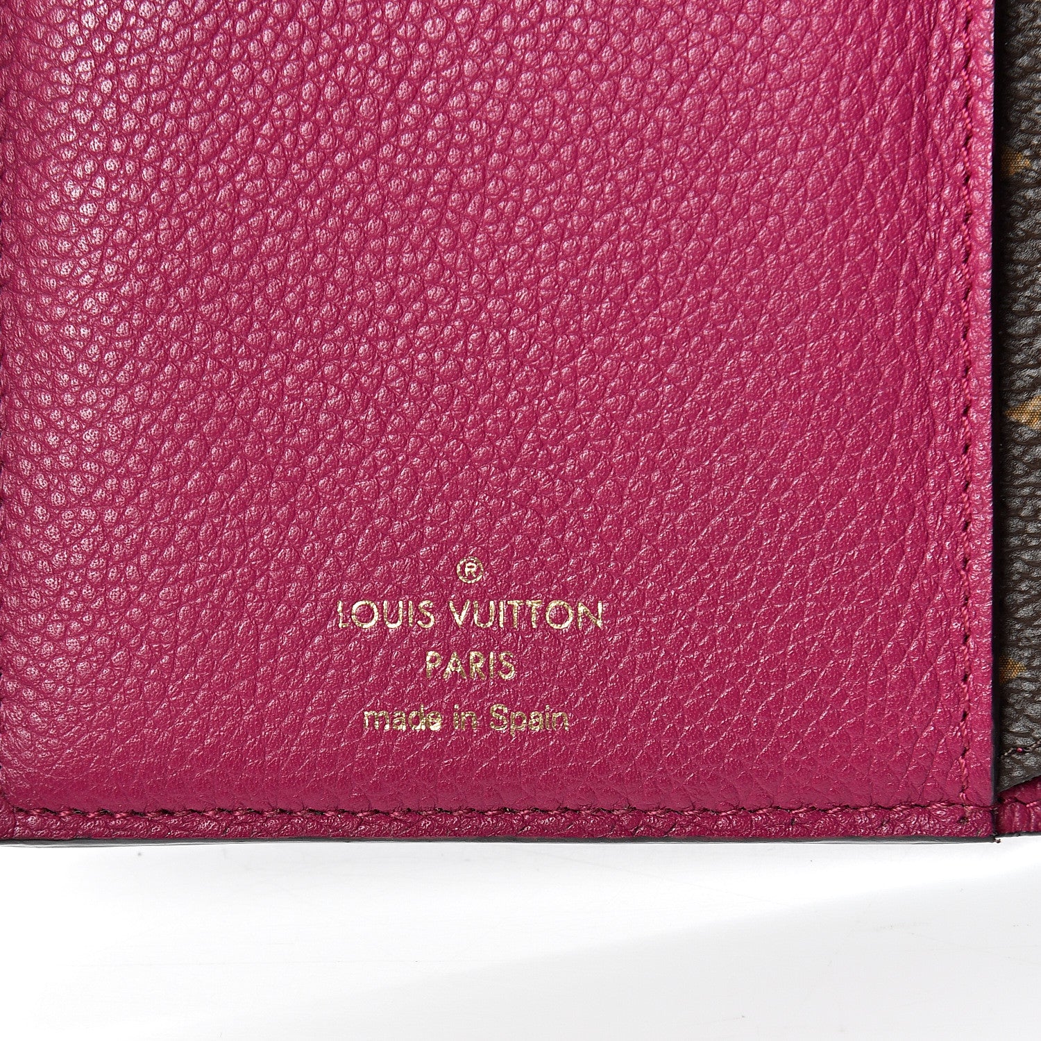 Louis Vuitton Monogram Pallas Compact Wallet Grape 5 of 13