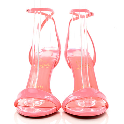 Christian Louboutin Patent Loubigirl 100 Sandals 37 Pink 2 of 8